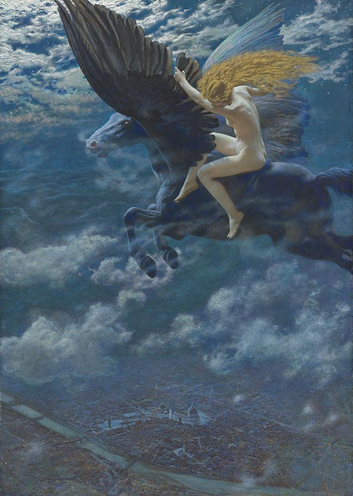 Edward Robert Hughes - A Valkyrie (1902)